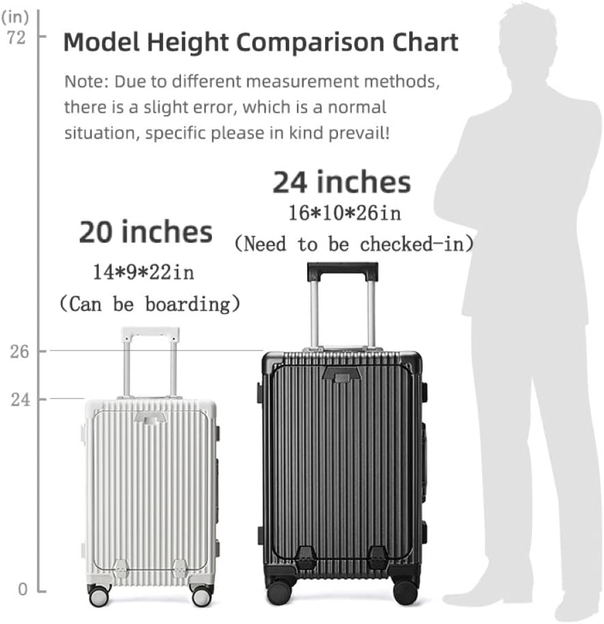 Alumina Carry On Luggage Spinner