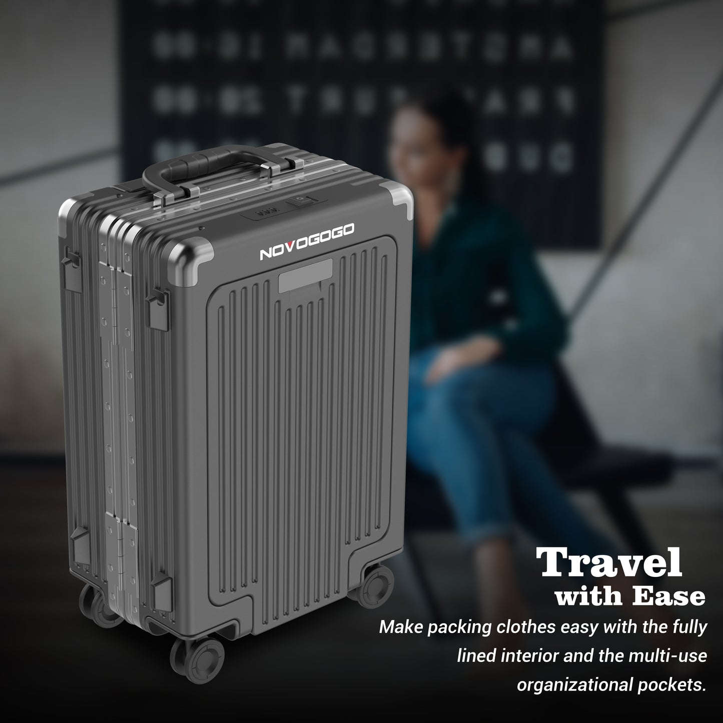 Alumina Carry On Luggage Spinner